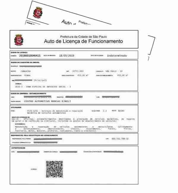 Alvará de funcionamento sp consulta